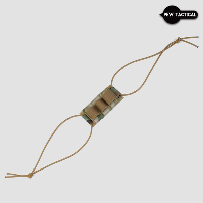 战术头盔电池分隔弹力挂绳收纳