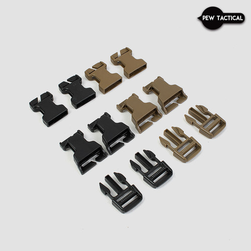 PEWTAC 多耐福UTX 1英寸龙虾扣 母扣 公扣 2个装 一英寸2.5cm适用