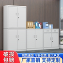 分双节铁皮文件柜办公室钢制档案柜财务凭证柜资料柜储物工具柜子