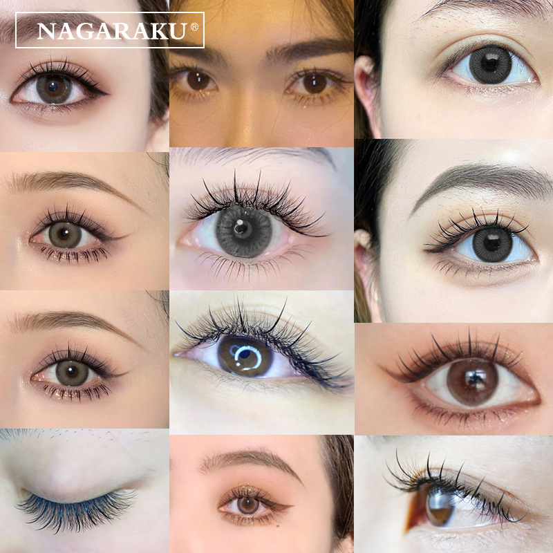 焦糖仙子睫毛嫁接单簇鱼尾款仙女款芭比翘太阳花睫毛浓密自然柔软