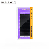 0.12 0.15 0.20D NAGARAKU单根圆毛嫁接睫毛0.10 硬毛欧美浓密款