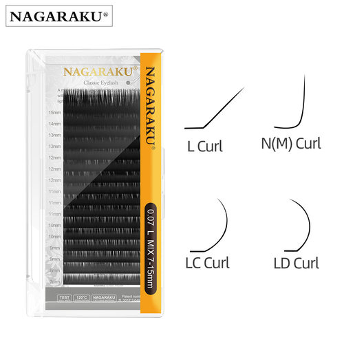 NLLCLD蚕丝嫁接睫毛nagaraku