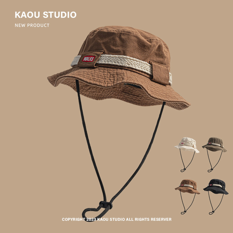 户外徒步遮阳帽子女美式复古春夏登山帽男士钓鱼防晒露营渔夫帽潮,服饰配件/皮带/帽子/围巾,帽子,淘宝优惠券,粉丝福利购,淘宝优惠卷