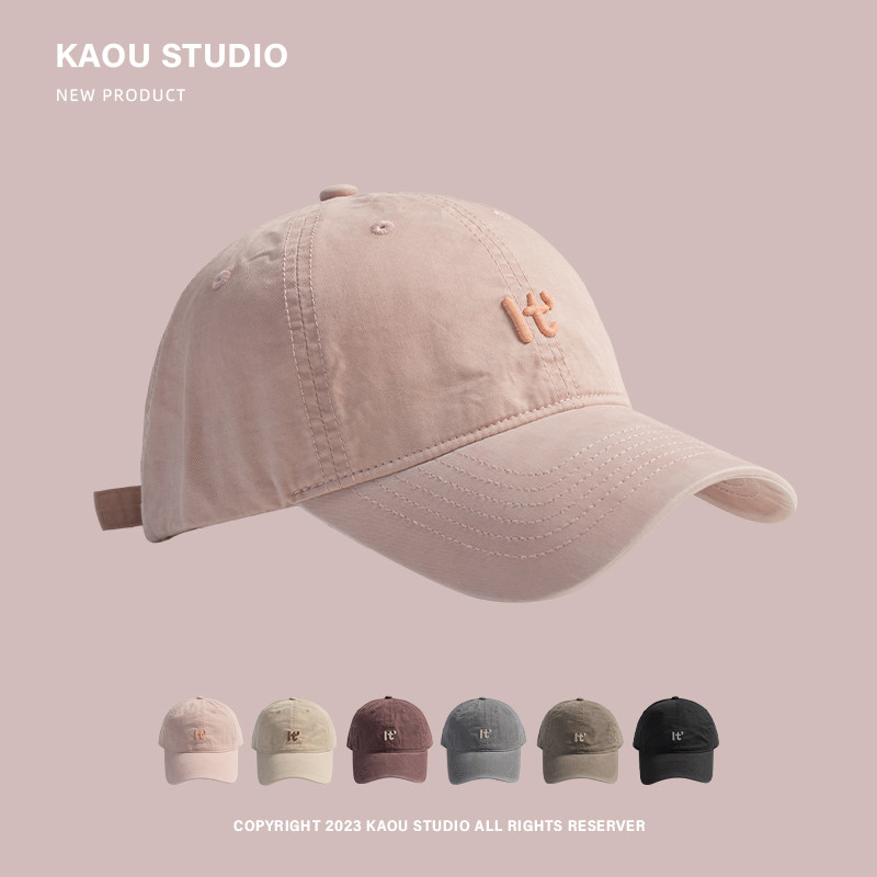 复古水洗简约帽子女春秋逛街出游百搭棒球帽情侣休闲运动鸭舌帽男,服饰配件/皮带/帽子/围巾,帽子,淘宝优惠券,粉丝福利购,淘宝优惠卷