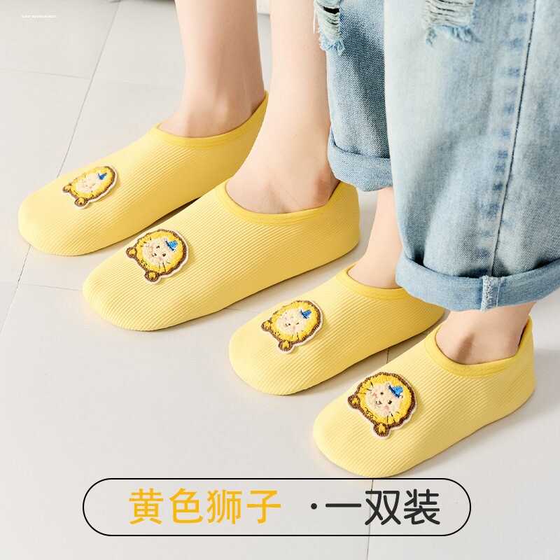 防滑袜子短筒蹦床袜成人居家室内爬爬垫儿童早教亲子地板袜套薄款