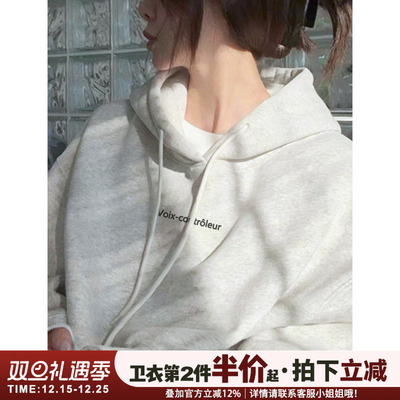 加厚加厚套头休闲纯棉宽松大码