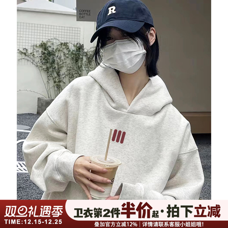 加绒加厚大码韩版宽松大版纯棉