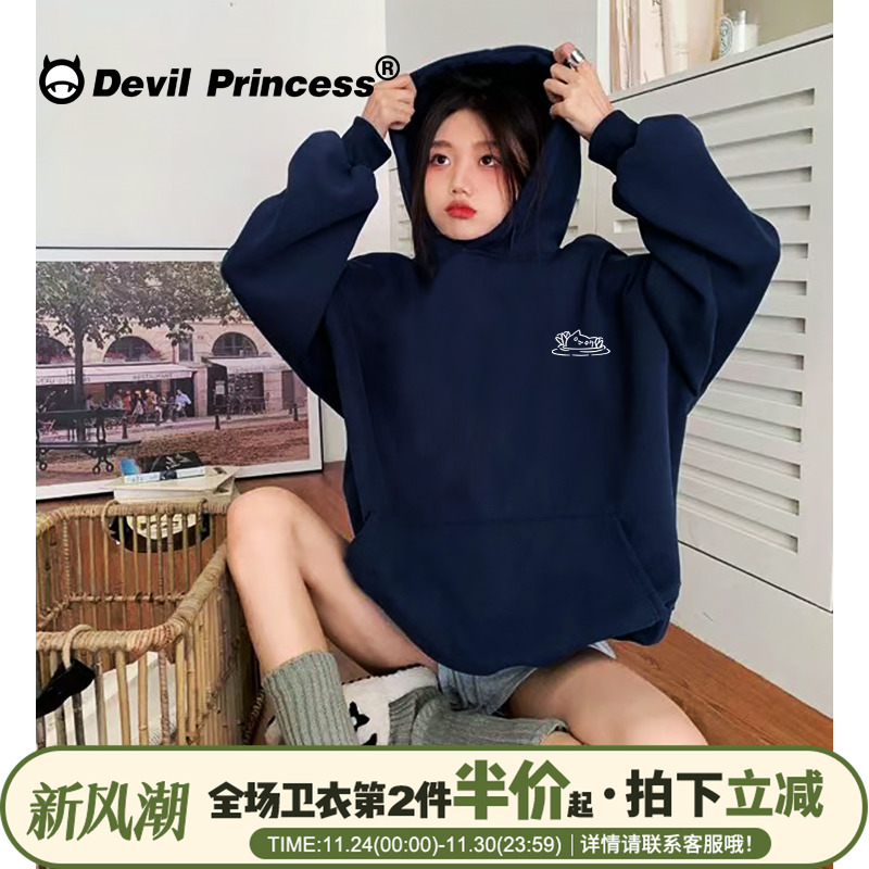 宽松韩版vibe风韩系卫衣