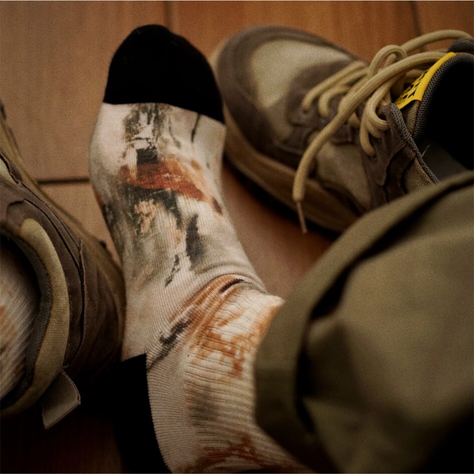 3D印花袜子潮流百搭弹性好