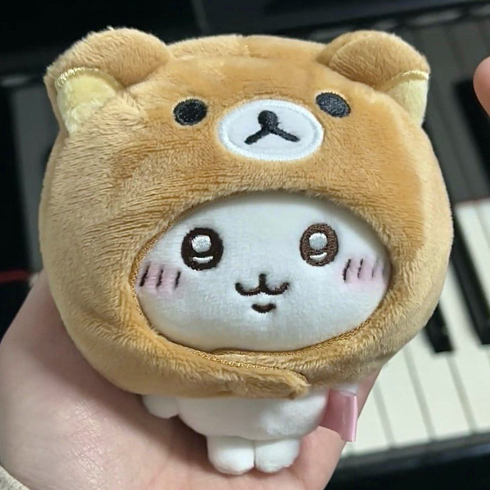 日本正版吉伊小八轻松熊头套玩偶挂件包包钥匙扣吉伊可爱乌萨奇女,模玩/动漫/周边/娃圈三坑/桌游,动漫挂件/文具,淘宝优惠券,粉丝福利购,淘宝优惠卷