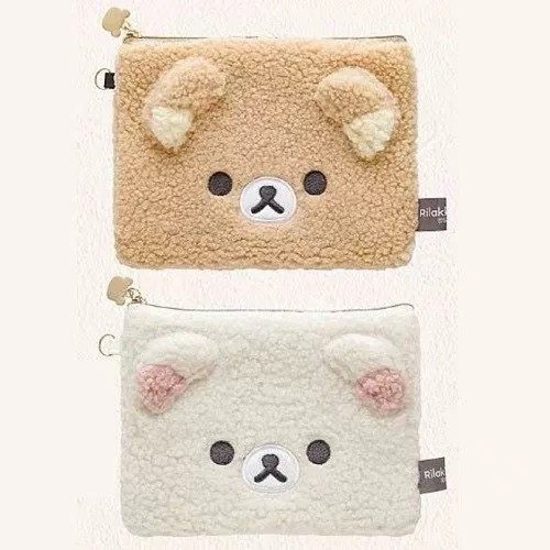 日本轻松熊熊哥熊妹卡套零钱包毛绒收纳小包收纳包,模玩/动漫/周边/娃圈三坑/桌游,动漫背包/钱包/箱包,淘宝优惠券,粉丝福利购,淘宝优惠卷