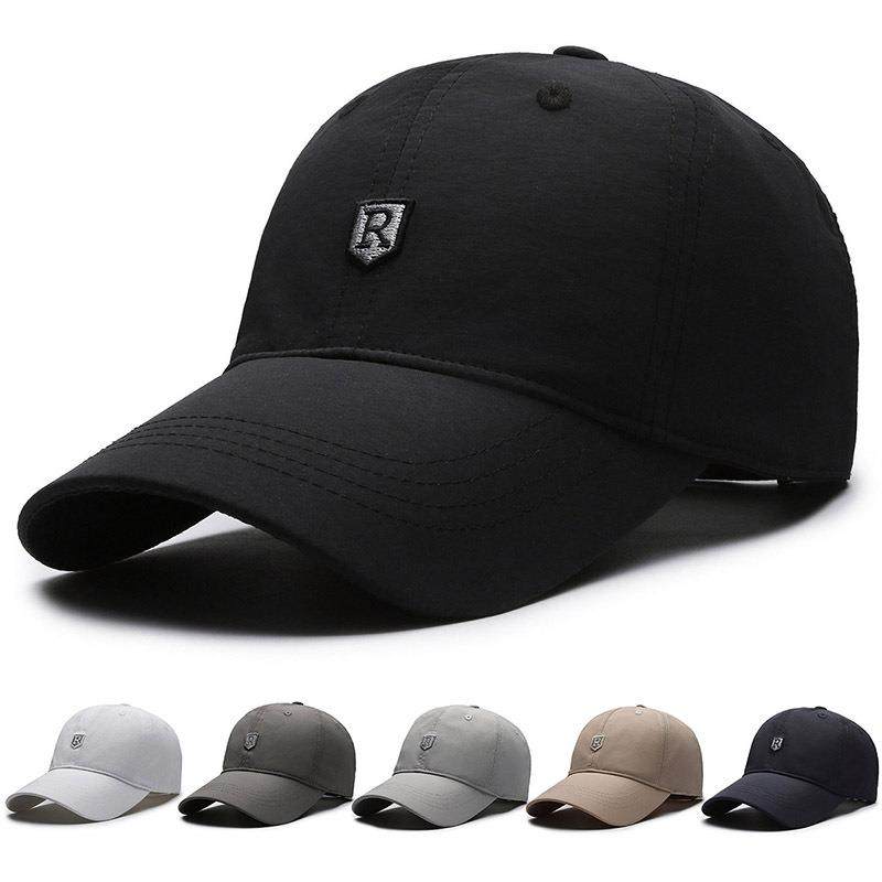 干盾标R帽子款男帽薄款透气棒球帽女户外运动遮阳遮阳帽1216w