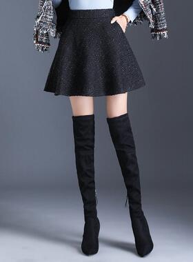 春季a字裙半身裙女2026新款高腰遮胯显瘦小个子休闲短裙气质0108z