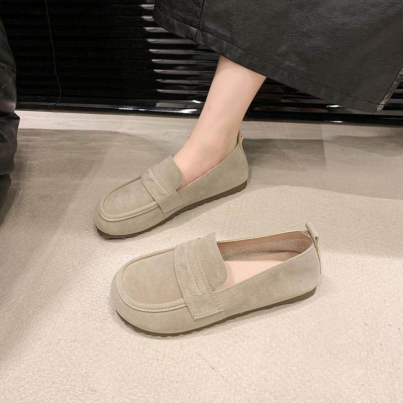 春季勃肯鞋女2026新款平底一脚蹬乐福鞋穿豆豆鞋软底防滑深0121n,女鞋,浅口单鞋,淘宝优惠券,粉丝福利购,淘宝优惠卷