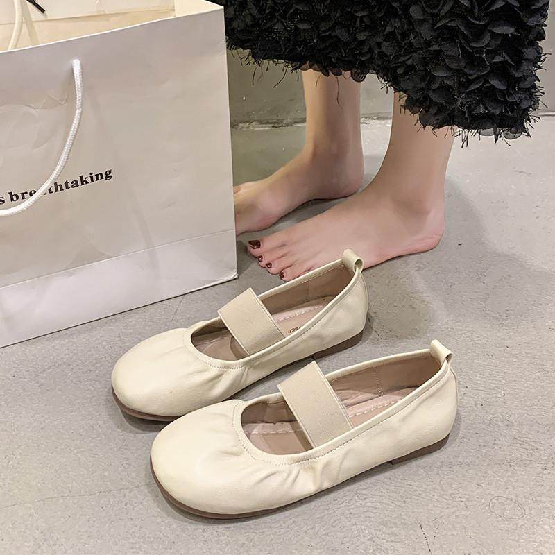 春季覆古百搭芭蕾风平底浅口单鞋女2026新款季一脚蹬软底玛0117z,女鞋,浅口单鞋,淘宝优惠券,粉丝福利购,淘宝优惠卷