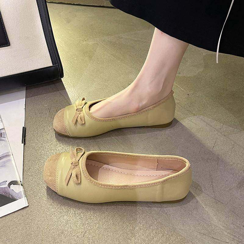 春季2026年季新款平底鞋法式晚装仙女温柔芭蕾豆豆鞋0117z,女鞋,浅口单鞋,淘宝优惠券,粉丝福利购,淘宝优惠卷