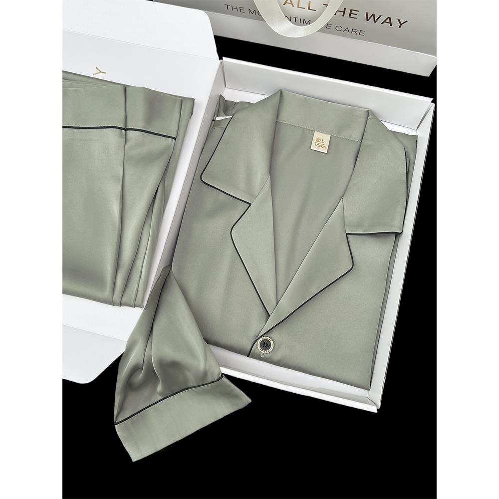 秋冬礼盒装睡衣男士家居服套装送男友送父亲日礼物1113z