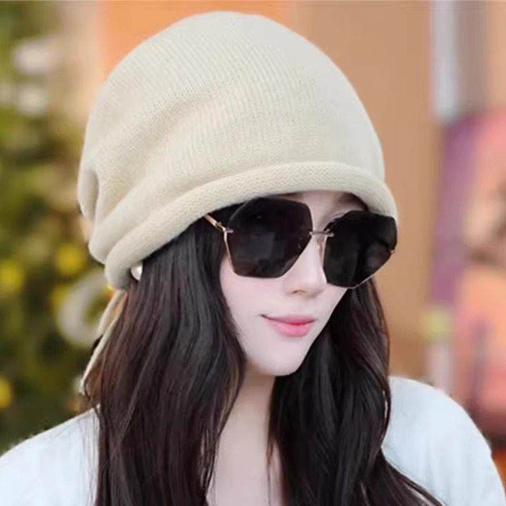 时尚春秋卷边抽绳针织堆堆帽子女保暖套头帽子气质冷帽显脸0120h,服饰配件/皮带/帽子/围巾,帽子,淘宝优惠券,粉丝福利购,淘宝优惠卷