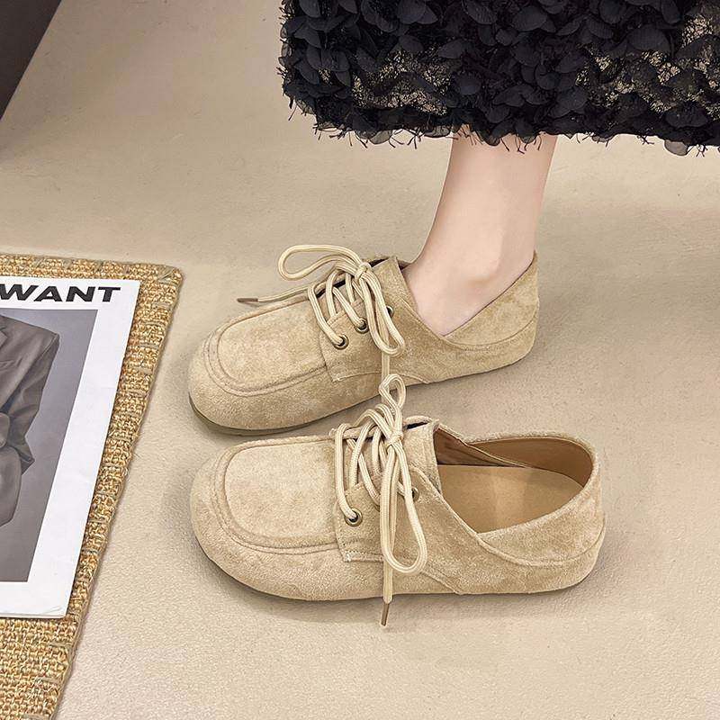 春季勃肯鞋女2026新款平底单鞋懒人百搭休闲系带两穿博0121n,女鞋,浅口单鞋,淘宝优惠券,粉丝福利购,淘宝优惠卷