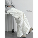 扎染工装裤男秋季直筒休闲裤子美式直筒裤A166-NA5305-特P45控79，男装工装外套，电商A166