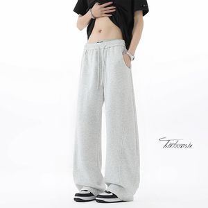 美式cleanfit运动卫裤男2026春季解构弯刀裤A166-KB4016-P45控75图片