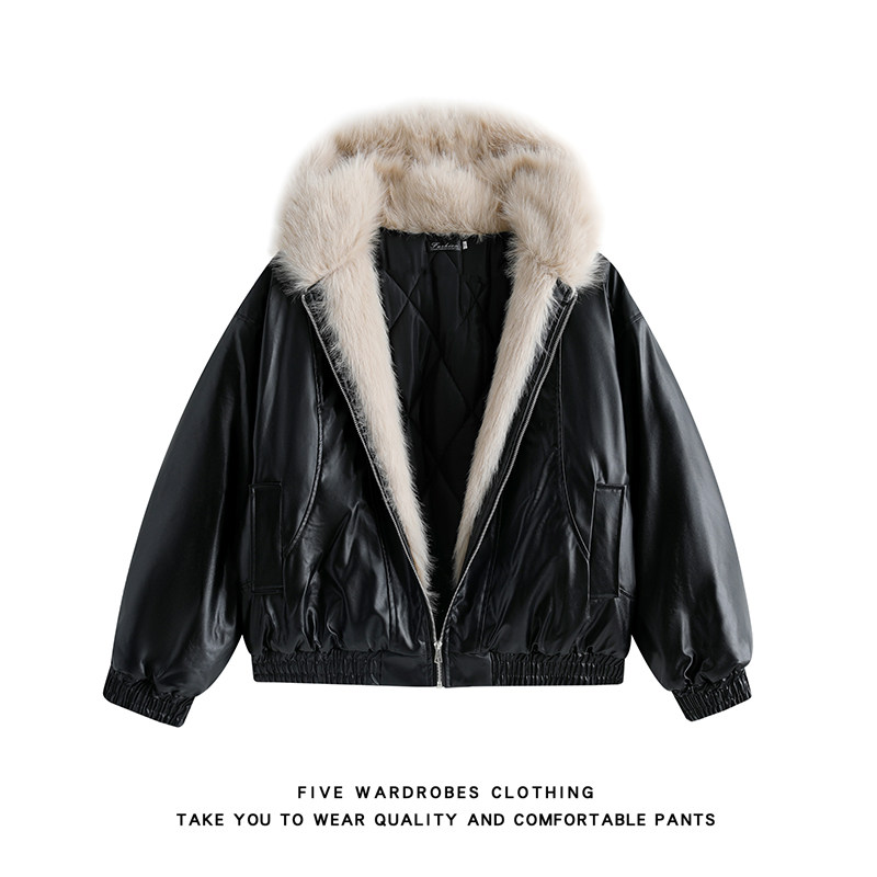 美式重磅廓形座山雕连帽棉服男冬高街棉衣外套A166-MF2229-特P95，男装棉衣，电商A166