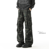 美式多口袋迷彩工装裤男秋季直筒裤休闲裤A166-NA5901-特P42控68，男装工装外套，电商A166