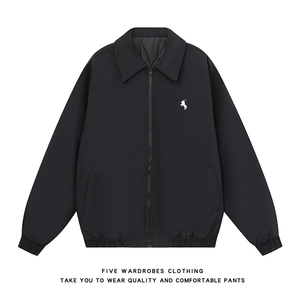 美式复古夹棉加厚机车服棉衣男潮宽松保暖棉袄A166-MF2244-特P65，男装棉衣，电商A166