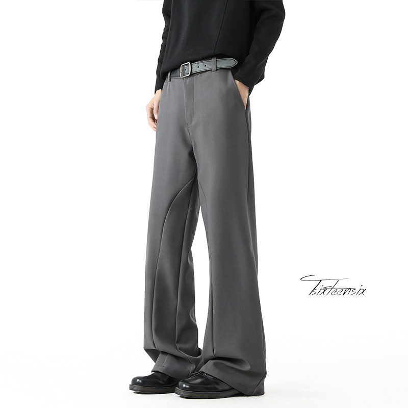 cleanfit微喇弯刀西裤男款垂感西装裤子A166-KA5J10-特P40控69，男装西服套装，电商A166