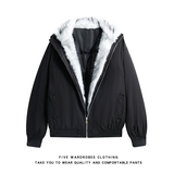 美式毛领棉衣男冬季座山雕棉服加绒夹克外套A166-MF2230-特P95，男装夹克，电商A166