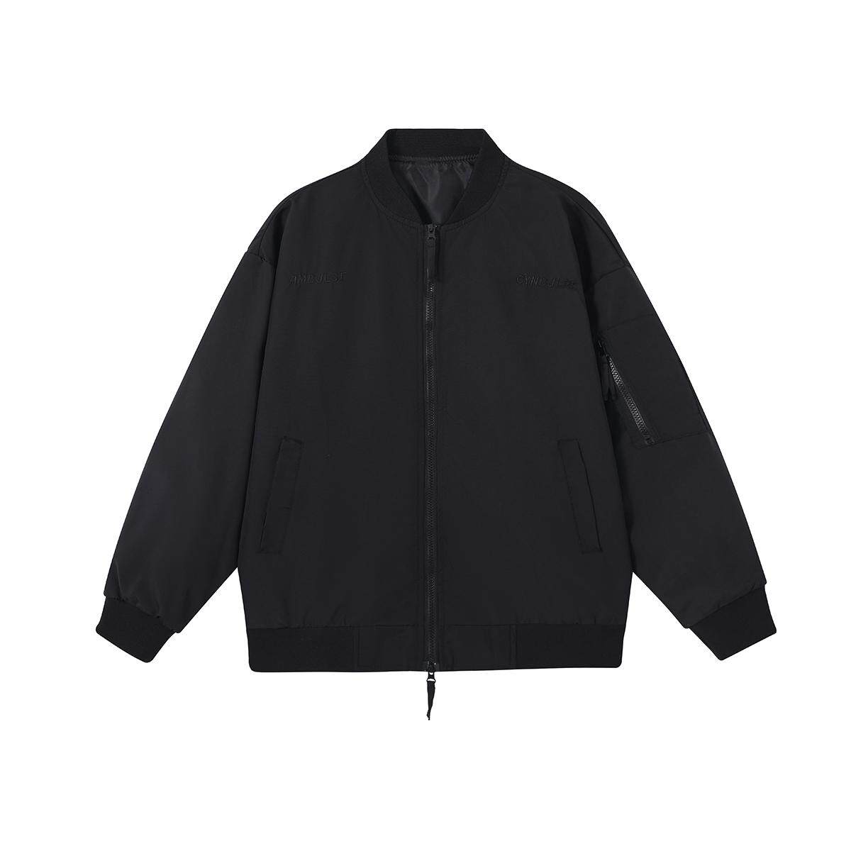 美式刺绣字母飞行员夹克男复古潮流棒球服外套A166-JK158-特P65图片