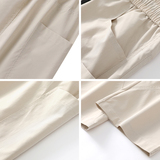 美式休闲裤男宽松褶皱廓形弯刀裤冲锋长裤A166-KA5307-特P35控58，男装休闲裤，电商A166