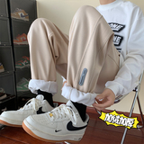 冬季加绒运动裤男宽松休闲加厚束脚卫裤A166-YK029-P50加绒60控68，男装休闲裤，电商A166