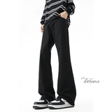 美式水洗牛仔裤男春季微喇长裤A166-8806-特P黑色22彩色27白色28，男装牛仔裤，电商A166