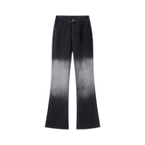 美式渐变牛仔裤男春季高街休闲微喇裤子A166-NA5605-特P35控69，男装牛仔裤，电商A166