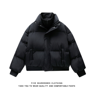 美式重磅假两件棉服夹克男冬季潮宽松上衣外套A166-MF2201-特P80，男装夹克，电商A166