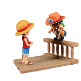 Япония Bandai WCF One Piece Storyline VOL.12 Фигурка Луффи Эйса модель автомобиля украшение подарок для мужчин