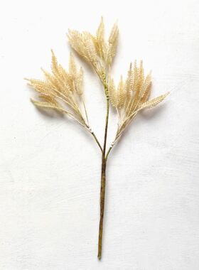 仿真北欧干花小麦稻谷橱窗装饰单枝芦苇花家居拍摄道具 跨境品