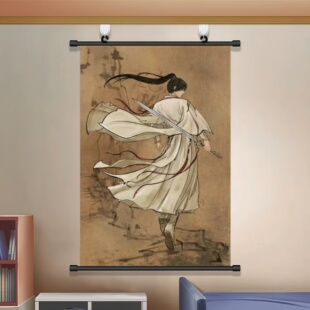 卷轴客厅挂画莲花楼免钉李相夷礼物成毅李莲花曾舜晞周边海报ins