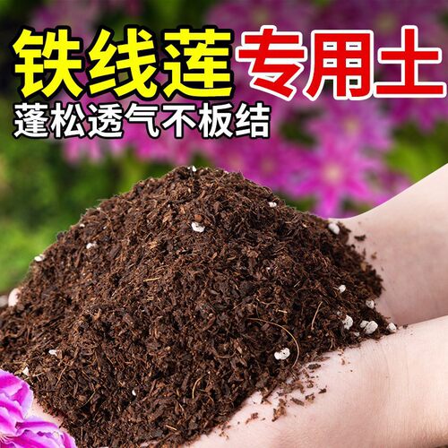 铁线莲土营养土通用养花种绿植发酵育苗土有机肥种菜土透气增疏松