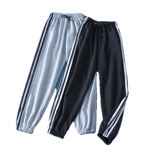 运动裤女宽松束脚学生显瘦百搭加绒外穿秋冬季ins潮超火休闲裤子