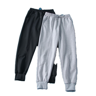 运动裤女ins潮宽松韩版ulzzang加绒卫裤百搭显瘦束脚外穿休闲裤子