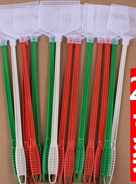 熟胶苍蝇拍子拍不烂家用塑料软胶加厚加长耐用新款灭蚊虫蝇子拍