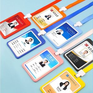 出入证双面门禁透明工作证卡套