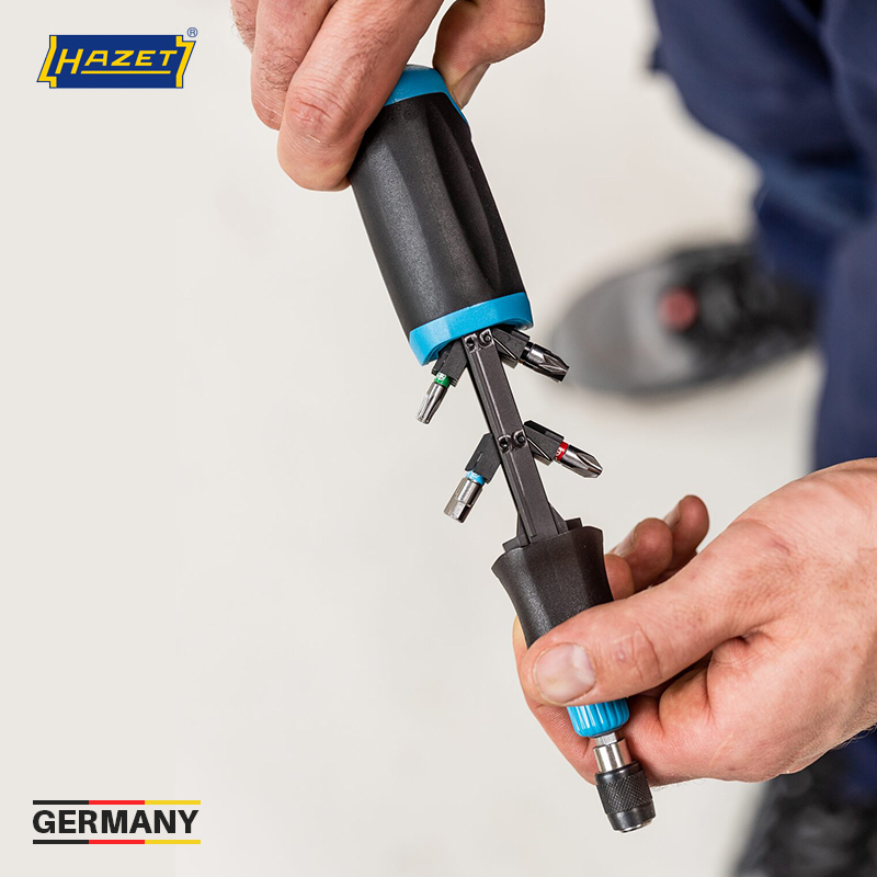 HAZET德国进口棘轮螺丝批螺丝刀套装家用多功能起子强磁十字一字-封面