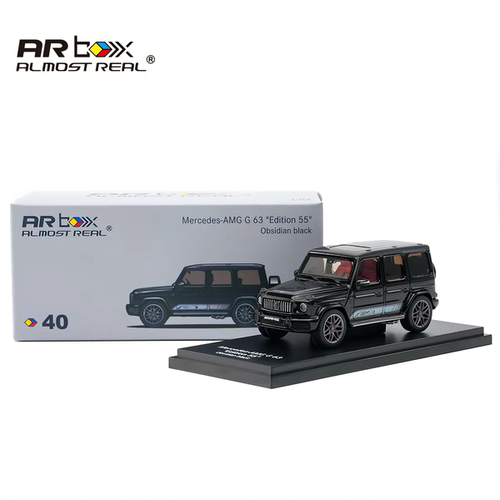 梅赛德斯 - AMG G 63 55周年纪念 1:64 车模 黑色 AR box汽车模型