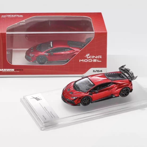 KING MODEL 1:64  DarwinPRO 兰博基尼莉莉丝合金车模引擎盖可开