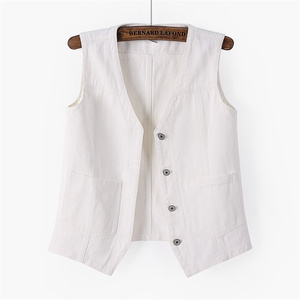 牛仔马甲女夏季新款短款夏装无袖外搭时尚背心马夹夏秋季女士外套