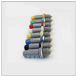 兼容瑞士连接器航空插头插座塑料PAG PKG 1P插头推拉自锁快速拔插