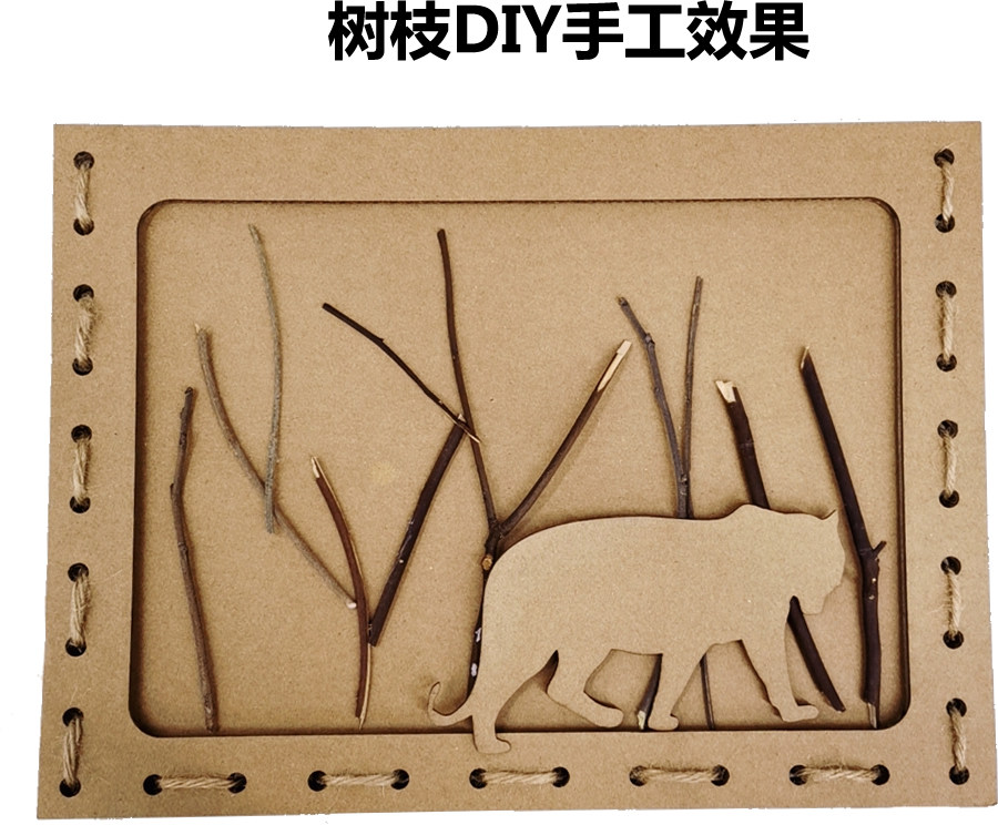 创意麻绳边绘画作品展示板可更换环创diy艺术纸板一份2个包邮